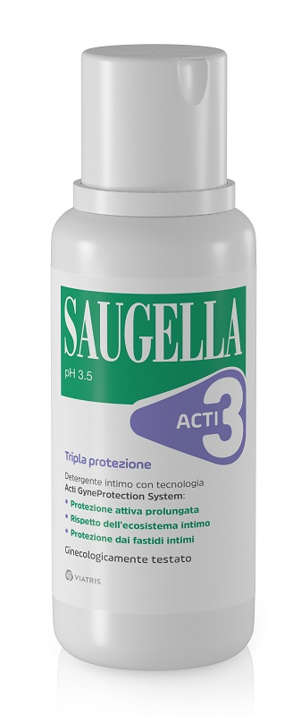 SAUGELLA ACTI3 DETERGENTE INTIMO 250 ML - Farmacia Mastrangelo 