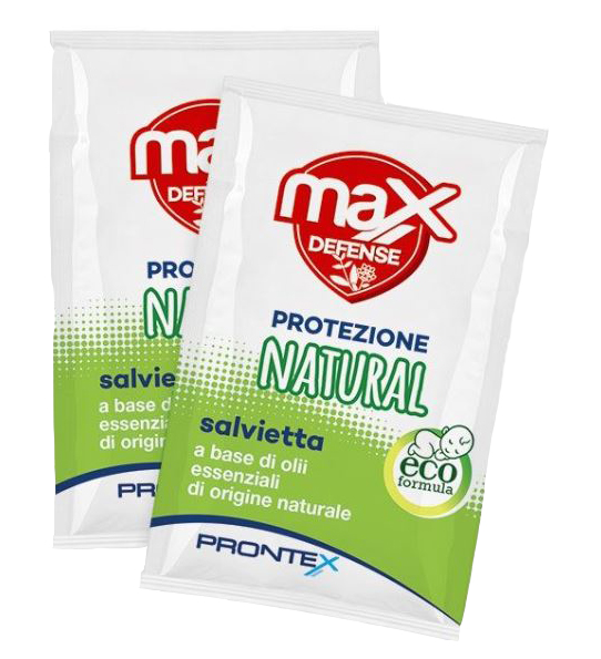 PRONTEX MAX DEFENSE SALVIETTINE NATURAL 6 PEZZI - Farmacia Mastrangelo 