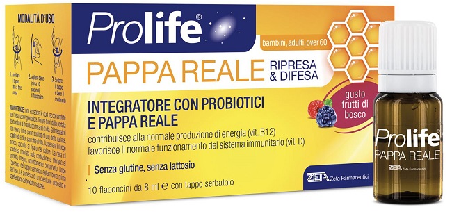 PROLIFE PAPPA REALE 10 FLACONI DA 8 ML - Farmacia Mastrangelo 