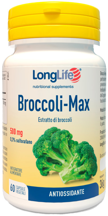 LONGLIFE BROCCOLI MAX 60 CAPSULE - Farmacia Mastrangelo 