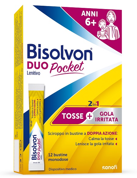 BISOLVON DUO POCKET LENITIVO NEW 12 BUSTINE - Farmacia Mastrangelo 
