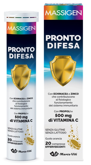 MASSIGEN PRONTO DIFESA 20 COMPRESSE EFFERVESCENTI - Farmacia Mastrangelo 