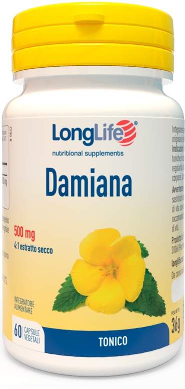 LONGLIFE DAMIANA 60 CAPSULE - Farmacia Mastrangelo 