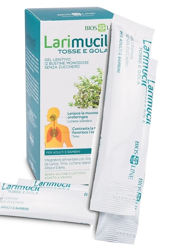 LARIMUCIL TOSSE GOLA 12 BUSTINE 10 ML - Farmacia Mastrangelo 