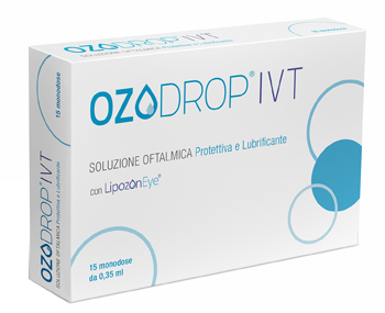OZODROP IVT SOLUZIONE OFTALMICA BASE DI OLIO OZONIZZATO IN FOSFOLIPIDI 15 FLACONCINI MONODOSE DA 0,35 ML - Farmacia Mastrangelo 