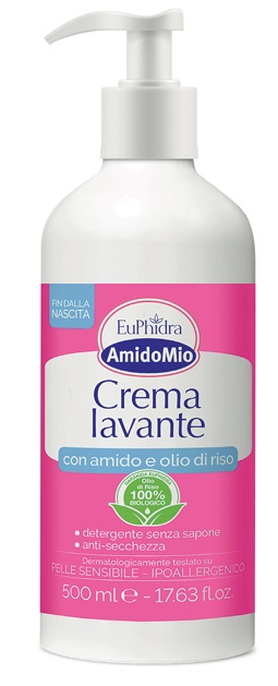 EUPHIDRA AMIDOMIO CREMA LAVANTE 500 ML - Farmacia Mastrangelo 