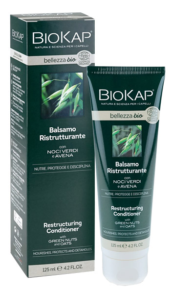 BIOKAP BELLEZZA BIO BALSAMO RISTRUTTURANTE COSMOS ECOCERT 125 ML BIOSLINE - Farmacia Mastrangelo 