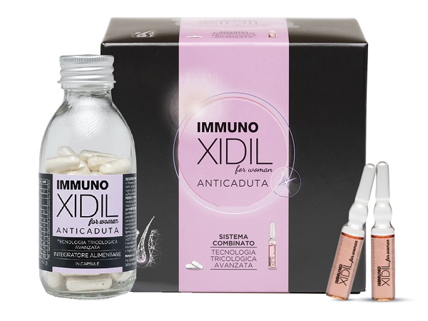 IMMUNOXIDIL DONNA KIT 60 CAPSULE + 15 FIALE - Farmacia Mastrangelo 