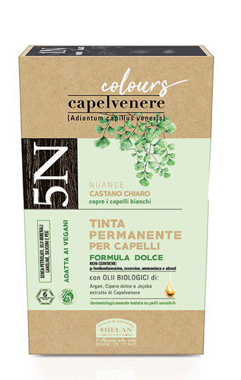 CAPELVENERE COLOURS TINTA CAPELLI 5N CASTANO CHIARO - Farmacia Mastrangelo 