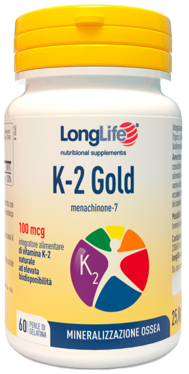 LONGLIFE K-2 GOLD 60 PERLE - Farmacia Mastrangelo 