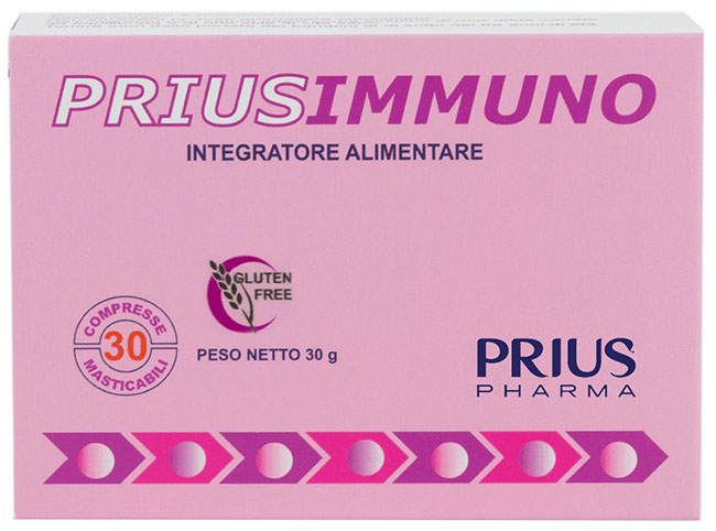 PRIUSIMMUNO 30 COMPRESSE MASTICABILI - Farmacia Mastrangelo 