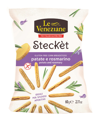 LE VENEZIANE STECKET PATATE ROSMARINO 60 G - Farmacia Mastrangelo 