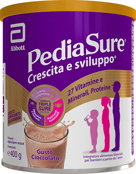 PEDIASURE CRESCITA&SVILUPPO CIOCCOLATO 850 G - Farmacia Mastrangelo 