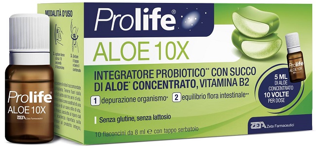 PROLIFE ALOE 10 FLACONI X 8 ML - Farmacia Mastrangelo 