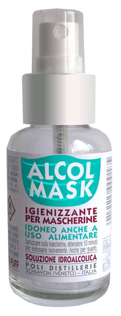 ALCOL MASK 50 ML IGIENIZZANTE MASCHERINE - Farmacia Mastrangelo 