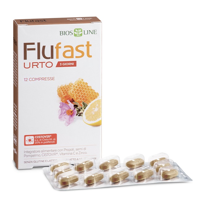 APIX PROPOLI FLUFAST URTO 3 GIORNI 12 COMPRESSE BIOSLINE - Farmacia Mastrangelo 