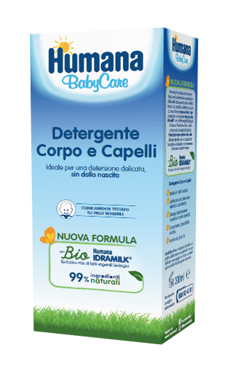 HUMANA BABY CARE DETERGENTE CORPO&CAPELLI 300 ML - Farmacia Mastrangelo 