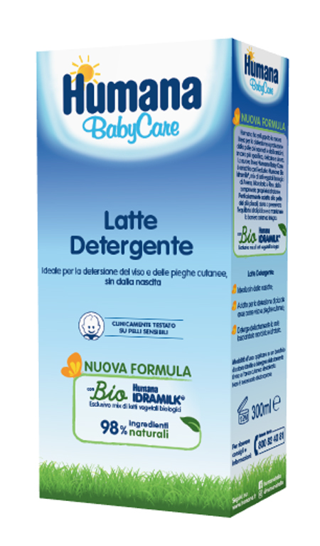 HUMANA BABY CARE LATTE DETERGENTE 300 ML - Farmacia Mastrangelo 