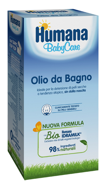 HUMANA BABY CARE OLIO DA BAGNO 200 ML - Farmacia Mastrangelo 