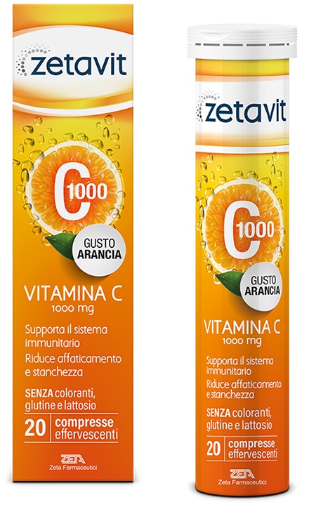 ZETAVIT C1000 20 COMPRESSE EFFERVESCENTI - Farmacia Mastrangelo 