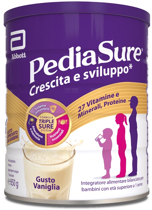 PEDIASURE CRESCITA&SVILUPPO VANIGLIA 850 G - Farmacia Mastrangelo 