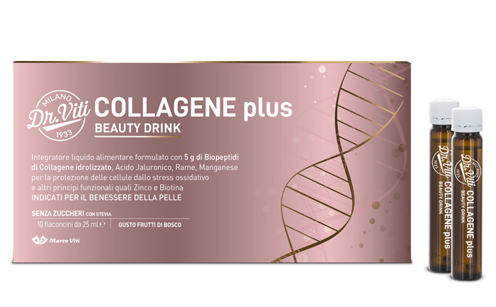 DR VITI COLLAGENE BEAUTY DRINK PLUS 250 ML - Farmacia Mastrangelo 
