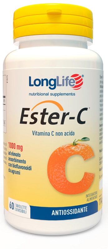 LONGLIFE ESTER C 1000 60 TAVOLETTE - Farmacia Mastrangelo 