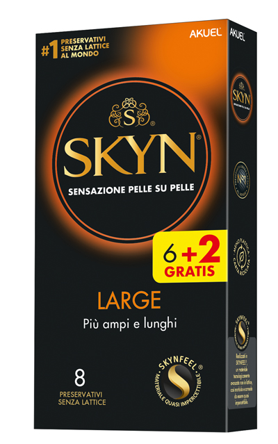 AKUEL SKYN LARGE PIU AMPI/LUNGHI 6 PEZZI + 2 OMAGGIO - Farmacia Mastrangelo 