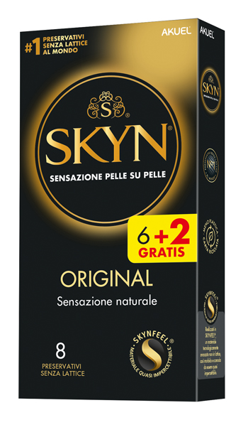 AKUEL SKYN ORIGINAL SENSAZIONE NATURALE 6 PEZZI + 2 OMAGGIO - Farmacia Mastrangelo 