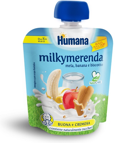 MILKYMERENDA MELA-BANANA BISCOTTO 100 G - Farmacia Mastrangelo 