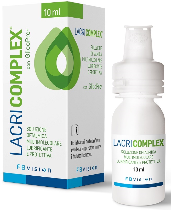 LACRICOMPLEX SOLUZIONE OFTALMICA MULTIMOLECOLARE LUBRIFICANTE PROTETTIVA 10 ML - Farmacia Mastrangelo 