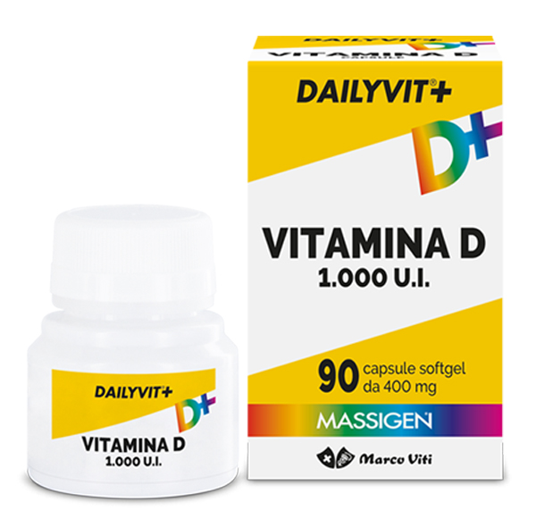 DAILYVIT VITAMINA D 1000 UI 90 CAPSULE SOFTGEL - Farmacia Mastrangelo 