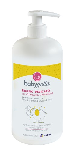 BABYGELLA PREBIOTIC BAGNO DELICATO 500 ML - Farmacia Mastrangelo 