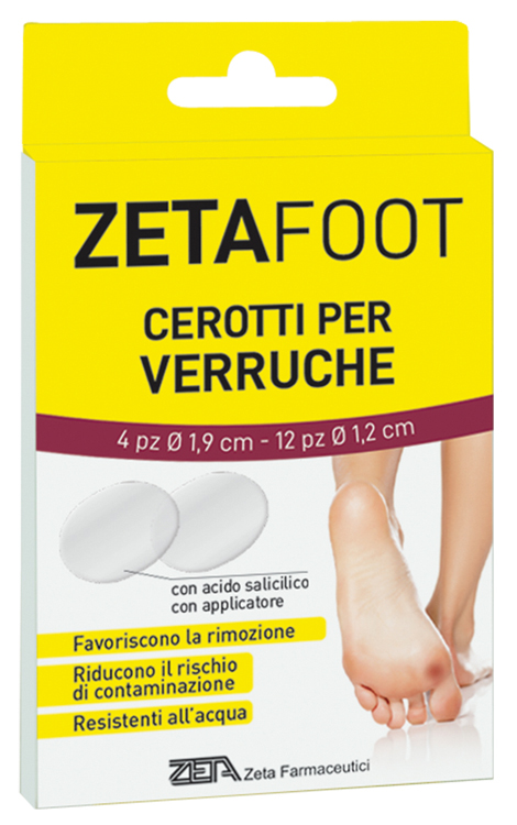 ZETAFOOT CEROTTO VERRUCHE ASSORTITO 16 PEZZI - Farmacia Mastrangelo 