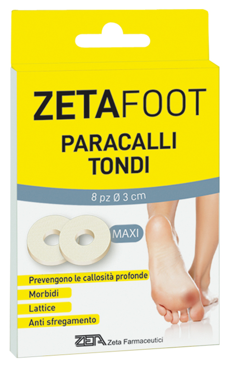 ZETAFOOT PARACALLO GRANDE TONDO LATTICE 8 PEZZI - Farmacia Mastrangelo 