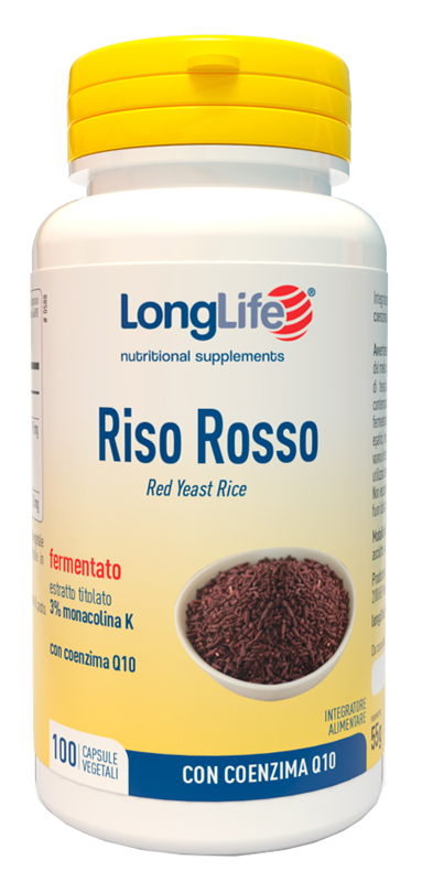 LONGLIFE RISO ROSSO 100 CAPSULE VEGETALI - Farmacia Mastrangelo 