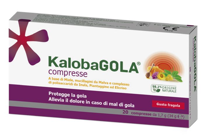 KALOBAGOLA 20 COMPRESSE FRAGOLA - Farmacia Mastrangelo 