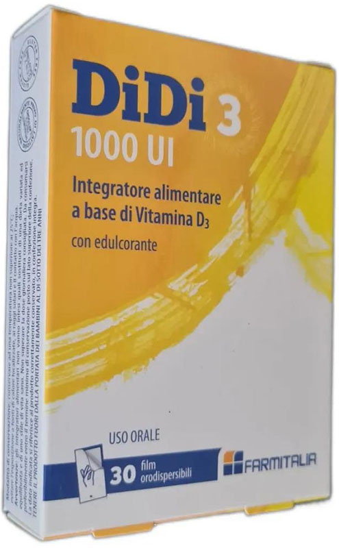 DIDI3 1000 UI 30 FILM ORODISPERSIBILI - Farmacia Mastrangelo 