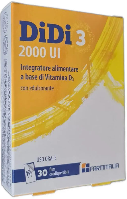 DIDI3 2000 UI 30 FILM ORODISPERSIBILI - Farmacia Mastrangelo 