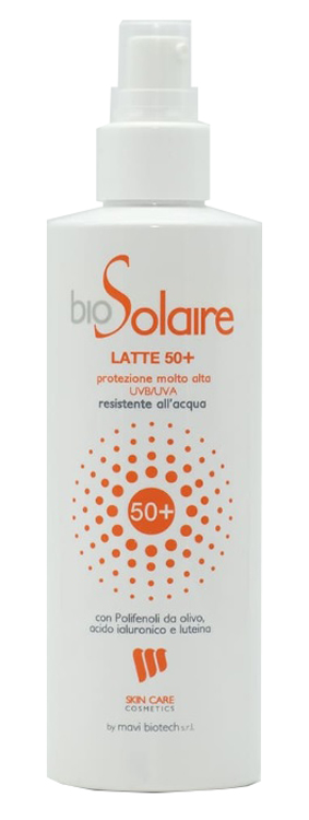 BIOSOLAIRE LATTE 50+ PROTEZIONE MOLTO ALTA 200 ML - Farmacia Mastrangelo 