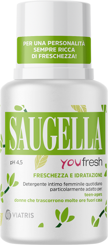 SAUGELLA YOU FRESH PH 4,5 FRESCHEZZA E IDRATAZIONE DETERGENTE INTIMO 100 ML - Farmacia Mastrangelo 