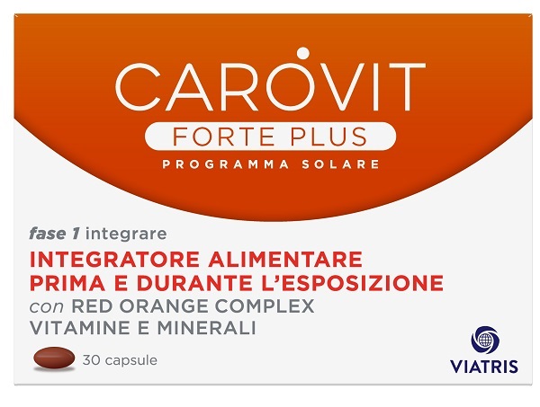 CAROVIT FORTE PLUS PROGRAMMA SOLARE 30 CAPSULE BL - Farmacia Mastrangelo 