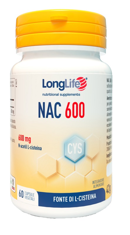 LONGLIFE NAC 600MG 60 CAPSULE - Farmacia Mastrangelo 