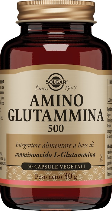 AMINO GLUTAMMINA 500 50 CAPSULE VEGETALI - Farmacia Mastrangelo 