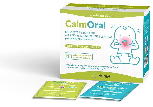 CALMORAL 10 SALVIETTE DETERGENTI + 10 SALVIETTE LENITIVE PROTETTIVE - Farmacia Mastrangelo 