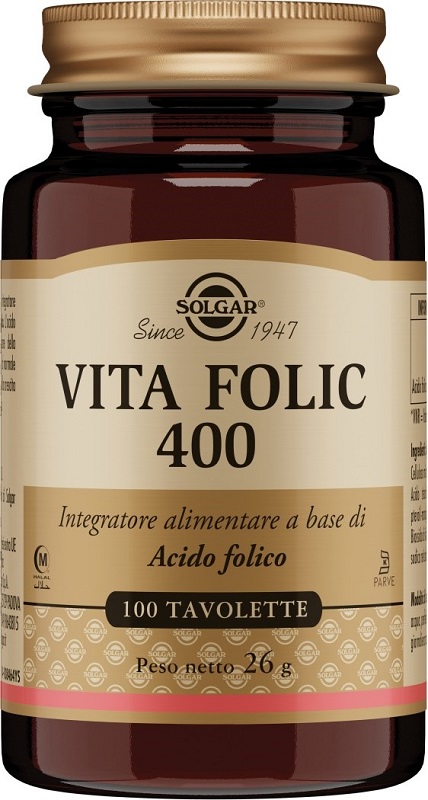 VITA FOLIC 400 100 TAVOLETTE - Farmacia Mastrangelo 