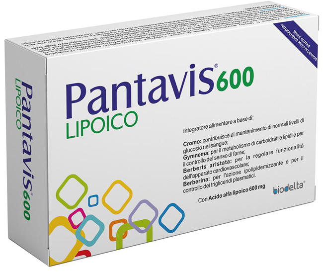 PANTAVIS 600 LIPOICO 30 COMPRESSE - Farmacia Mastrangelo 