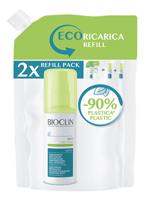 BIOCLIN DEO 24H FRESH VAPO RICARICA 200 ML - Farmacia Mastrangelo 