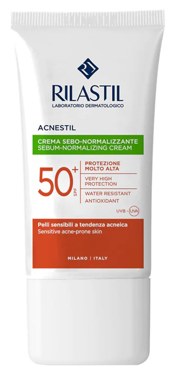 RILASTIL SUN SYSTEM ACNESTIL CREMA SPF50+ 40 ML - Farmacia Mastrangelo 