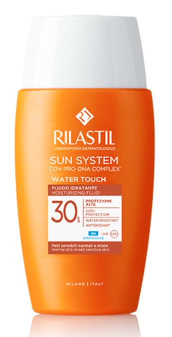RILASTIL SUN SYSTEM WATER TOUCH FLUIDO SPF30 50 ML - Farmacia Mastrangelo 